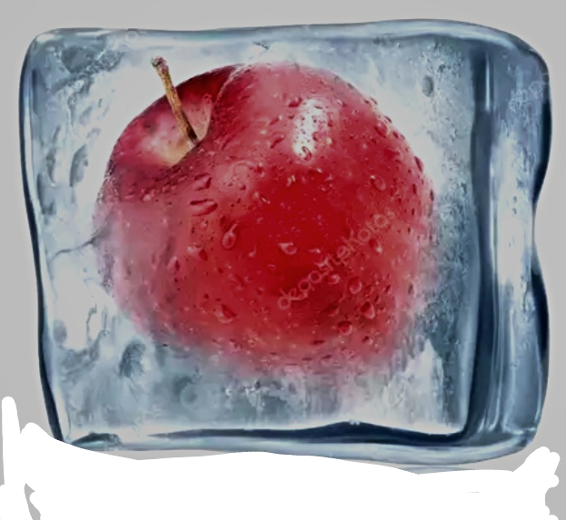 Замороженное яблоко