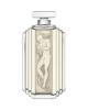 Hommage à l'Homme Crystal Flacon Extrait de Parfum, Lalique