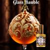 Glass Bauble, Damask Haus