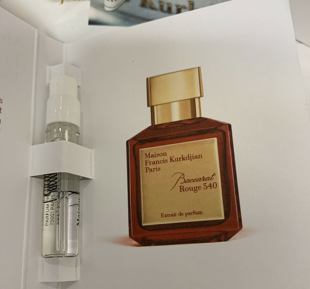 Maison francis baccarat 540 extrait