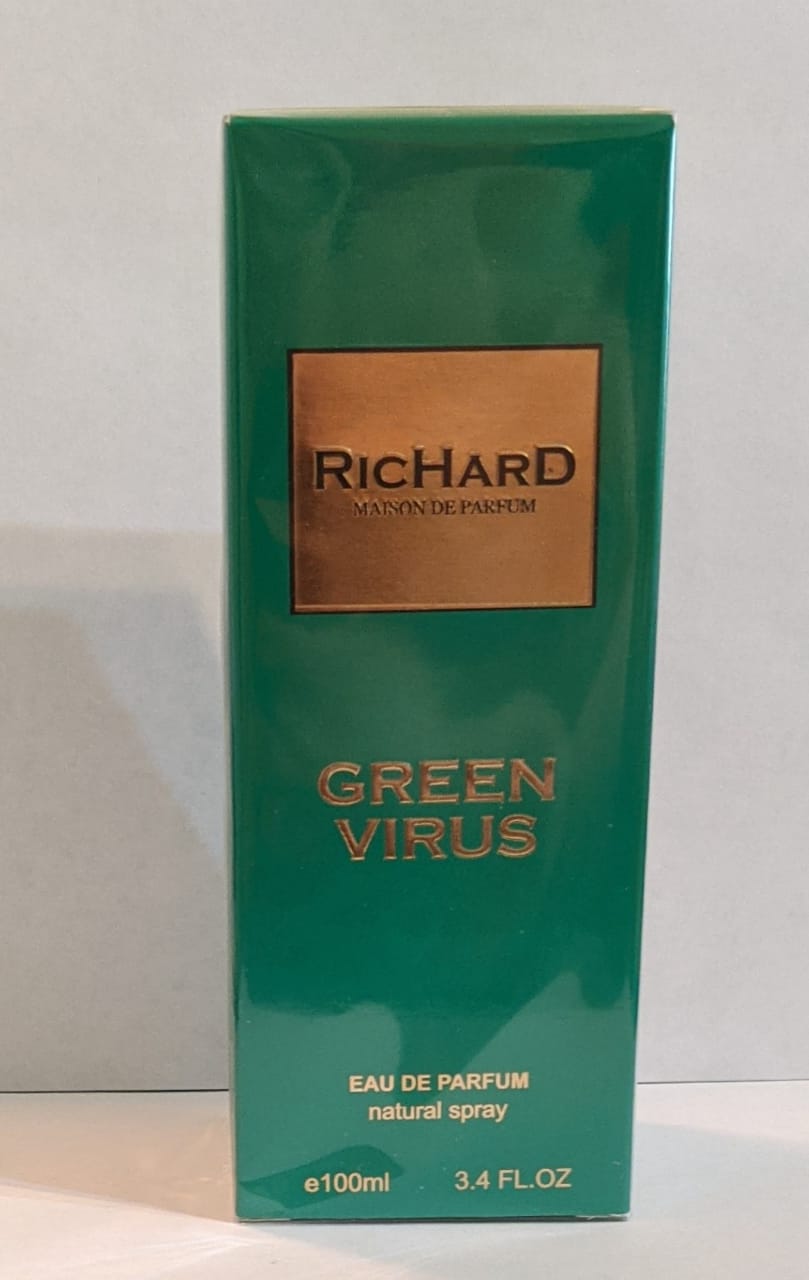 Richard virus. Richard Green virus 100 ml. Christian Richard Green virus, 100 мл. Green virus Richard духи.