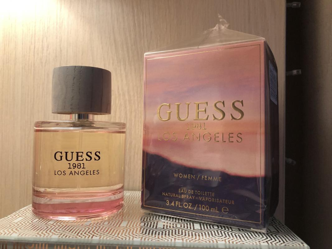 Гесс лос анджелес. Guess 1981 los Angeles Eau de Toilette. Guess 1985 los Angeles духи. Духи guess 1981 женские розовые. Guess los Angeles 1981 женские.