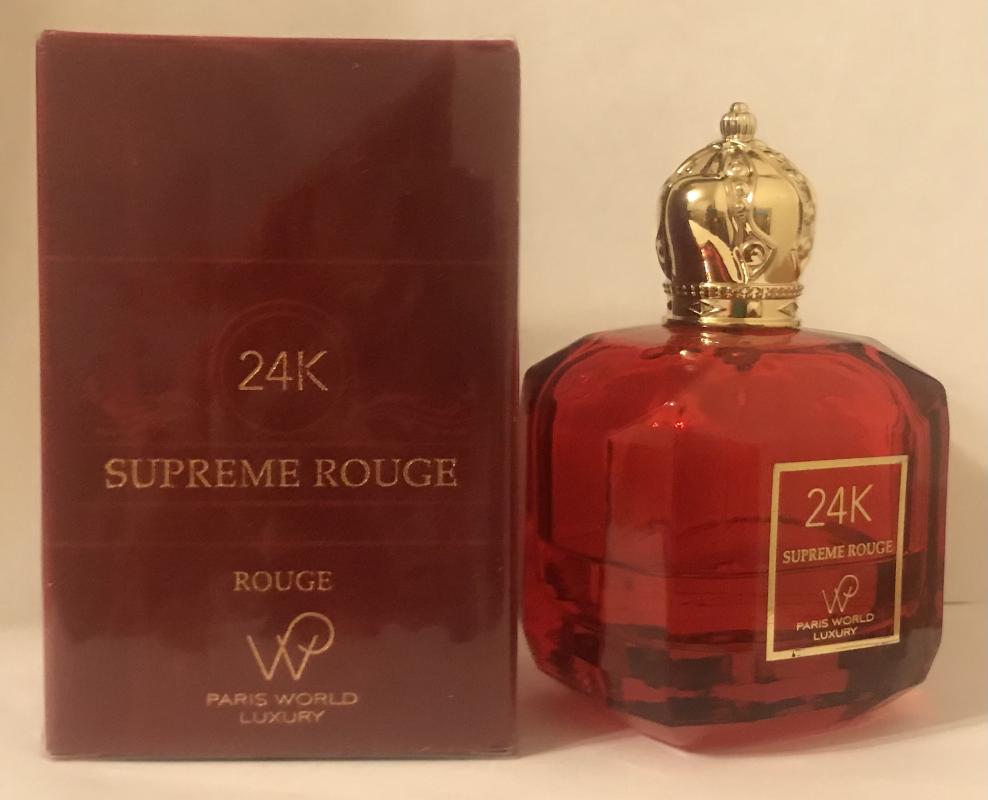 Luxury 24k supreme rouge. 24k Supreme rouge EDP. Духи Supreme rouge 24k. Paris World Luxury 24k Supreme rouge. Paris World Luxury 24k Supreme rouge Фрагрантика.