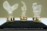 LALIQUE pour Homme LES MASCOTTES Miniature Collection Flacons (2001-2003)